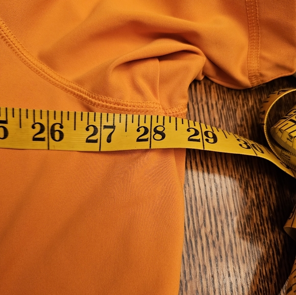 Adidas Puremotion Orange Golf Polo Shirt - Picture 9 of 10